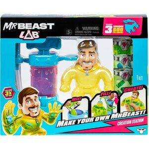 MRBEAST LAB Make Your Own Stretchy Goo Filled MrBeast with the Creation Station